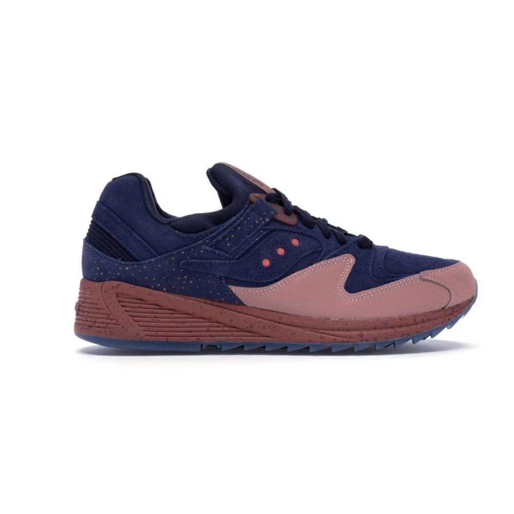 Rare Saucony Grid 8500 in Navy Salmon Size 9.5 ~ Néw No Box